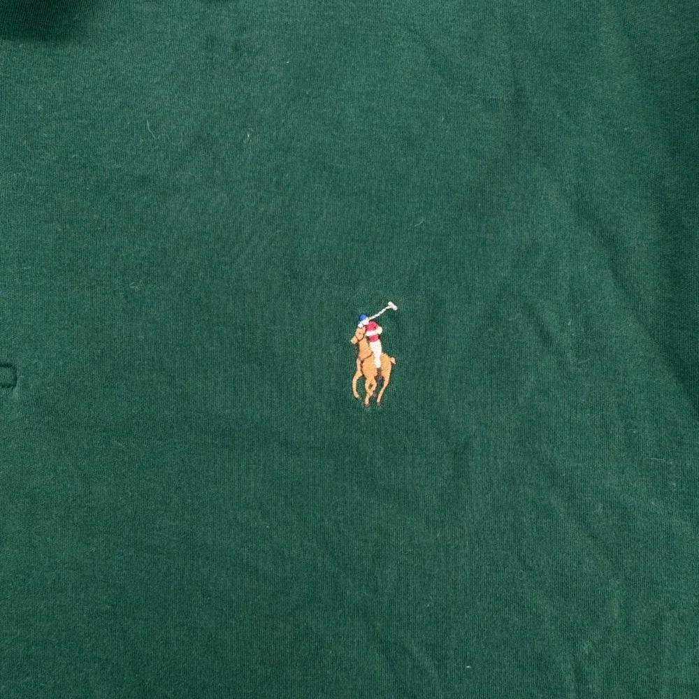 Polo Ralph Lauren Polo Shirt Men XXL Classic Fit Cotton Green S/S Preppy Casual